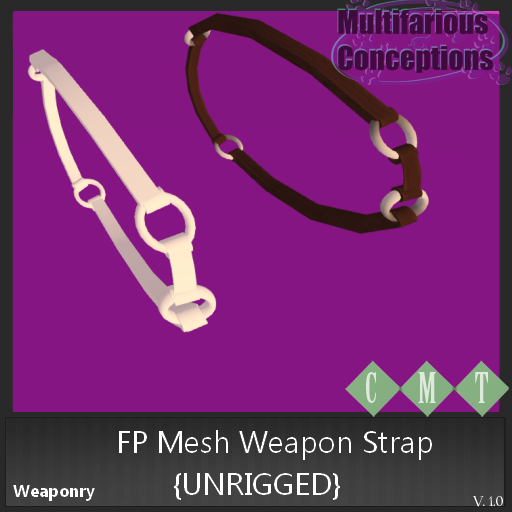 Second Life Marketplace [MC] FP Mesh weapon strap {unrigged} [Add Me]